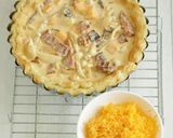 *キノコとベーコンの濃厚チーズキッシュ♪作り方9写真