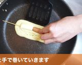 パンケーキミックスで作る揚げないハットグ作り方6写真