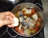 さば缶と大根の煮物♪簡単肺気補う漢方薬膳作り方7写真