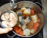 さば缶と大根の煮物♪簡単肺気補う漢方薬膳作り方6写真
