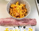 簡単！ごはんとチーズのベーコン巻き作り方1写真