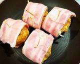 簡単！ごはんとチーズのベーコン巻き作り方3写真