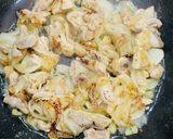 トマトジュースで作るトマトクリームパスタ作り方5写真