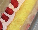 最上級の美味さ♡苺のスクエアケーキ作り方37写真