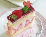 最上級の美味さ♡苺のスクエアケーキ作り方58写真