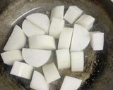 大根と豚肩ロースのさっピリ煮作り方3写真