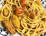 俺の♡俺のカレーパスタ作り方3写真