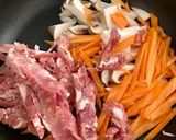 ご飯がすすむ◆豚コマときのこの甘辛おかず作り方1写真