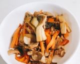 ご飯がすすむ◆豚コマときのこの甘辛おかず作り方3写真