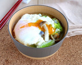 白菜ときのこの♡満菜落とし卵お味噌汁作り方5写真
