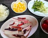 ゆでイカde節約【イカの辛しマヨサラダ】作り方1写真