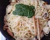 パセリジェノベーゼソースタケノコパスタ作り方10写真