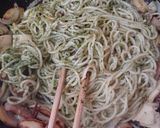 パセリジェノベーゼソースタケノコパスタ作り方11写真