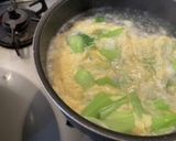 下茹不要！チンゲン菜のふわふわ卵スープ作り方6写真