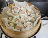 餃子の皮でエビシューマイ作り方6写真