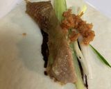 市販の鶏そぼろと鶏皮でかなり北京ダック作り方6写真