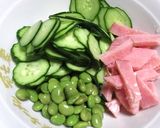 冷凍枝豆ときゅうりのお財布おたすけサラダ作り方2写真