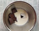 濃厚！みりん粕チョコチーズケーキ作り方2写真