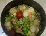 簡単アヒージョアレンジパスタ作り方3写真