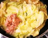 ワンパン簡単春キャベツとツナのパスタ作り方4写真
