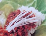 食欲増進♪甜麺醤と豆板醤の甘辛中華そぼろ作り方8写真