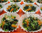 *お弁当に♡ほうれん草と人参のごま和え*作り方5写真