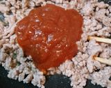 簡単!激ウマ!豚ひき肉の洋風肉味噌もやし作り方4写真
