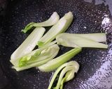 乾燥豆腐と青梗菜の椎茸醬炒め作り方2写真