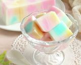 かき氷シロップで☆ゆめかわ牛乳かん。作り方13写真