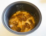 牡蠣とたけのこの炊き込みご飯作り方4写真