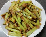 大根の葉バター醤油炒め作り方3写真