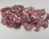 豚こま肉と茄子のオイスター炒め作り方1写真