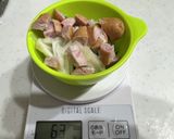 メスティンで水漬けナポリタンのキャンプ飯作り方4写真