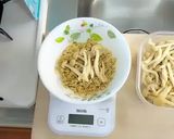 和風きのこスープで食べるオートミールご飯作り方1写真