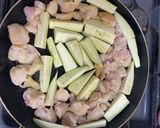 茄子と鶏の甘酢作り方5写真