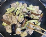茄子と鶏の甘酢作り方7写真