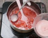 甘さ控えめ果肉大きめで美味しい苺ジャム作り方6写真