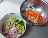 魚肉ソーセージでスパニッシュ風オムレツ♪作り方1写真