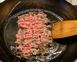 牛蒡と生姜と合挽肉の香ばし炊き込みご飯作り方5写真