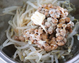 簡単♪ヘルシー♪納豆ともやしのマヨ和え作り方2写真