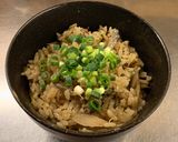 牛蒡と生姜と合挽肉の香ばし炊き込みご飯作り方10写真