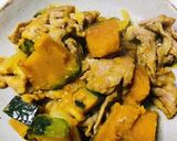 豚肉とカボチャのスパイス炒め作り方5写真