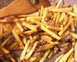 冷めても美味！ジャガイモ挽肉のカレー炒め作り方4写真