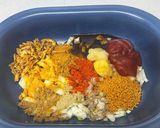 レンジで簡単！大豆ミートのキーマカレー作り方2写真