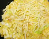 米粉のお好み焼き●チーかけ豚玉作り方3写真