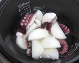 炊飯器で♪タコと大根のやわらか煮作り方2写真