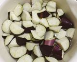 鶏と茄子のヘルシーみぞれ煮作り方1写真