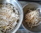 楽安おかず♬もやしと豆苗のピーナッツあえ作り方1写真