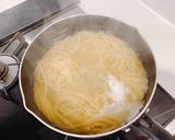 【簡単】ホタテと明太子の和風パスタ作り方7写真