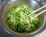 楽安おかず♬もやしと豆苗のピーナッツあえ作り方6写真